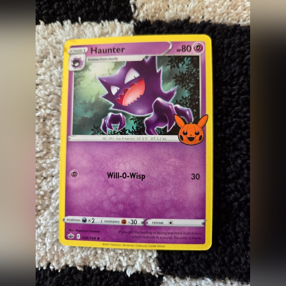 Haunter 2021 Halloween POKEMON card